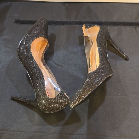 BRAND NEW RAMPAGE POINTED TOE SEQUINS HIGH HEEL STILETTOS WOMEN"S SHOE - Picture 14 of 14